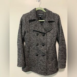 London Fog Women's Charcoal Peacoat
